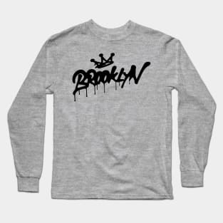 Brooklyn (Black) Long Sleeve T-Shirt